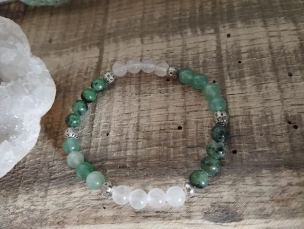 Bracelet femme "Chakra cœur"