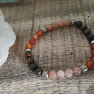 Bracelet femme "Chakra sacré"