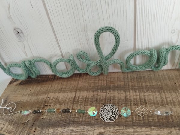 Attrape-soleil en aventurine verte, pyrite & citrine – Image 2