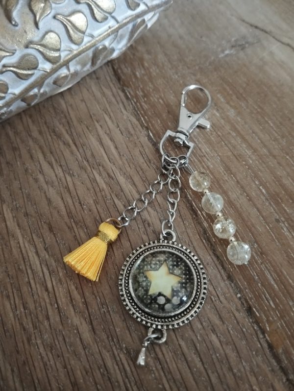 Porte-clé en Citrine